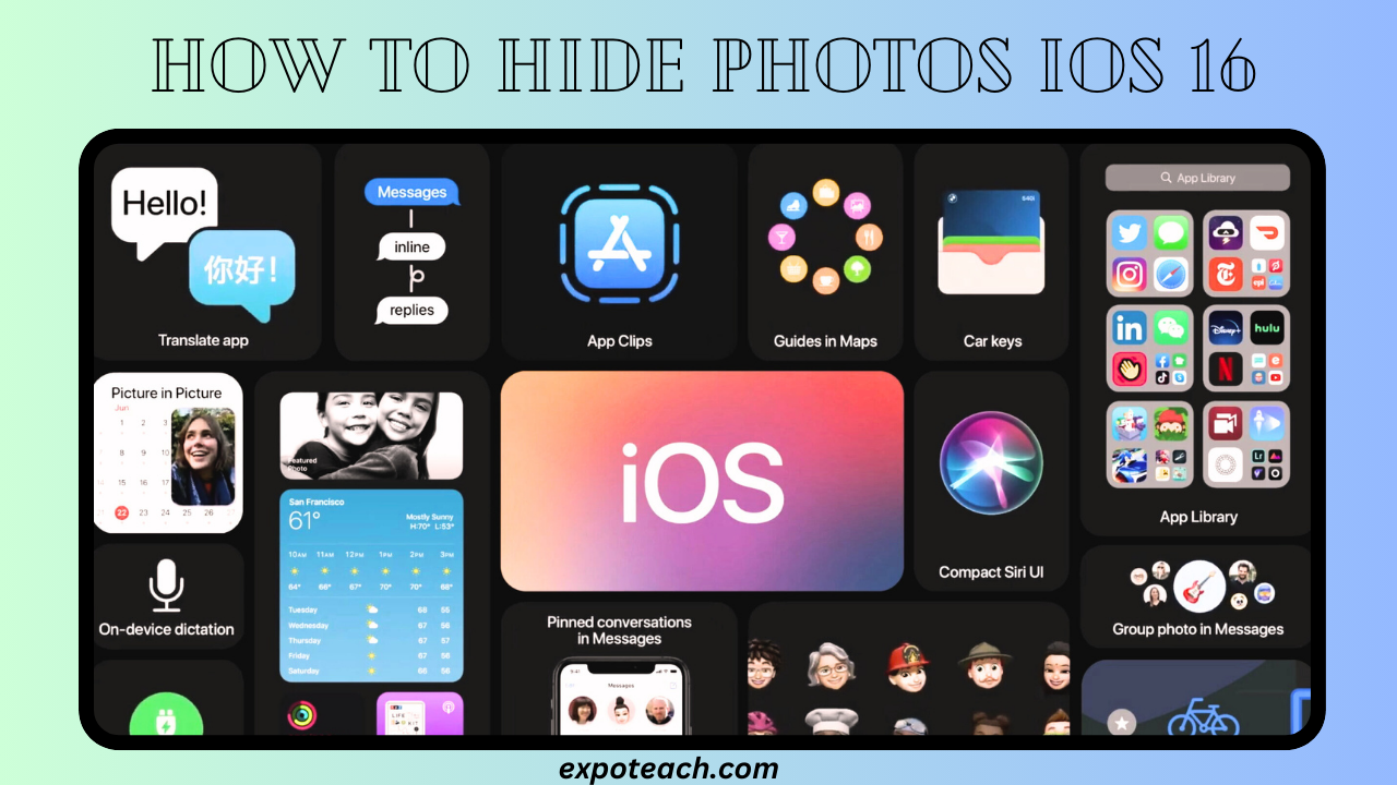 How to Hide Photos iOS 16