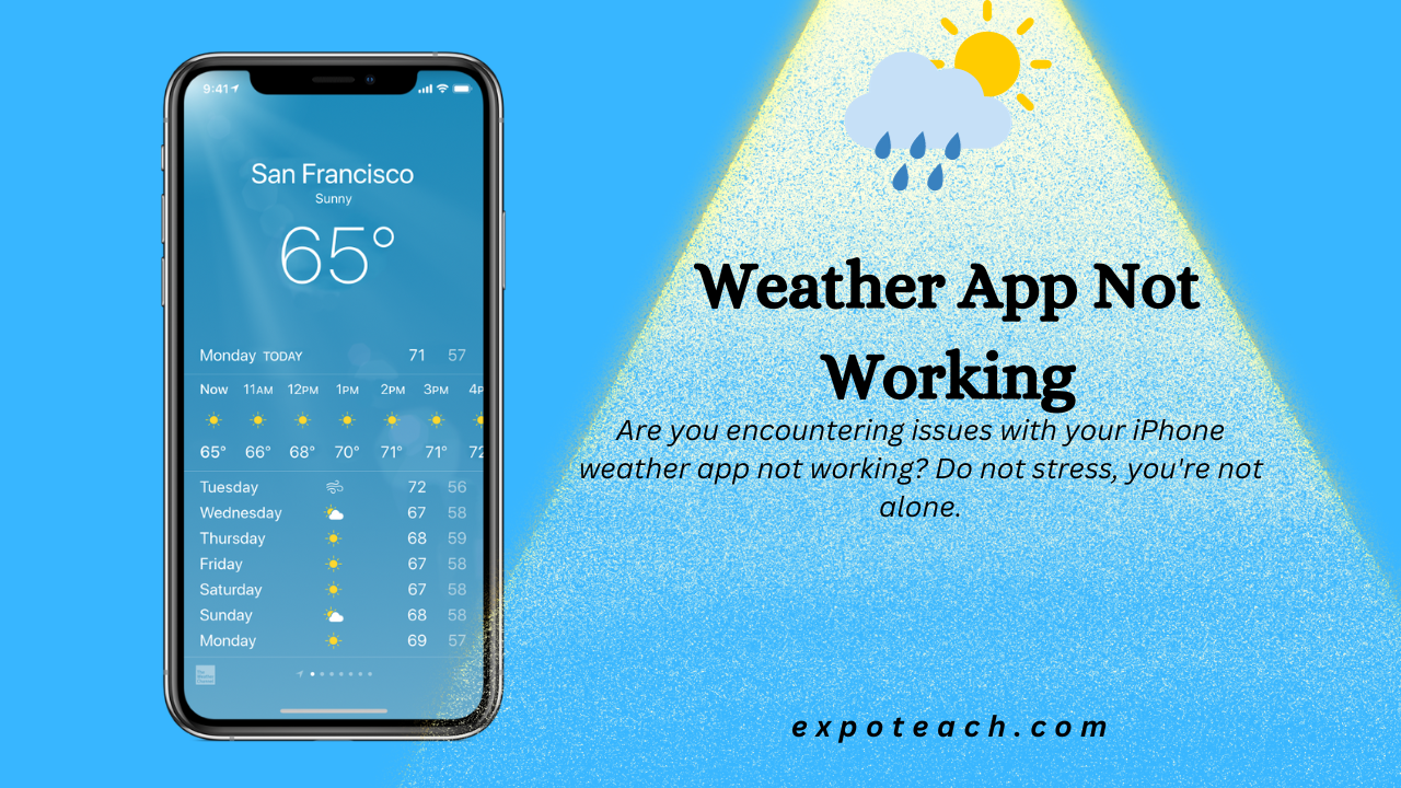 iPhone Weather App not Working