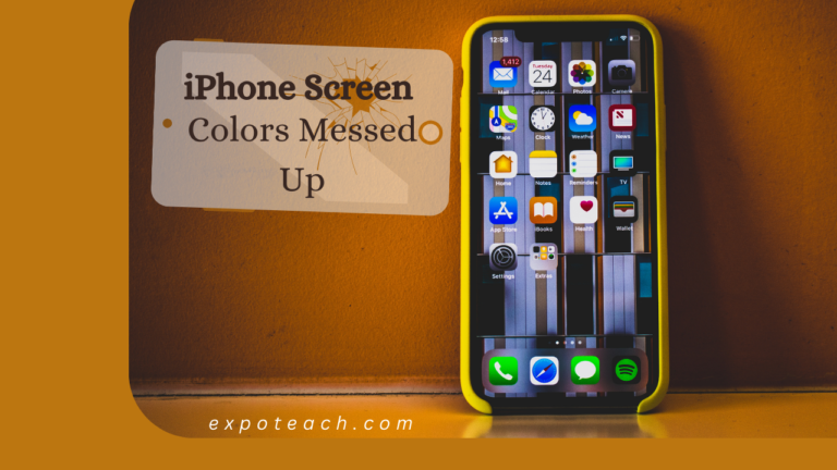 iPhone Screen Colors Messed Up After Drop